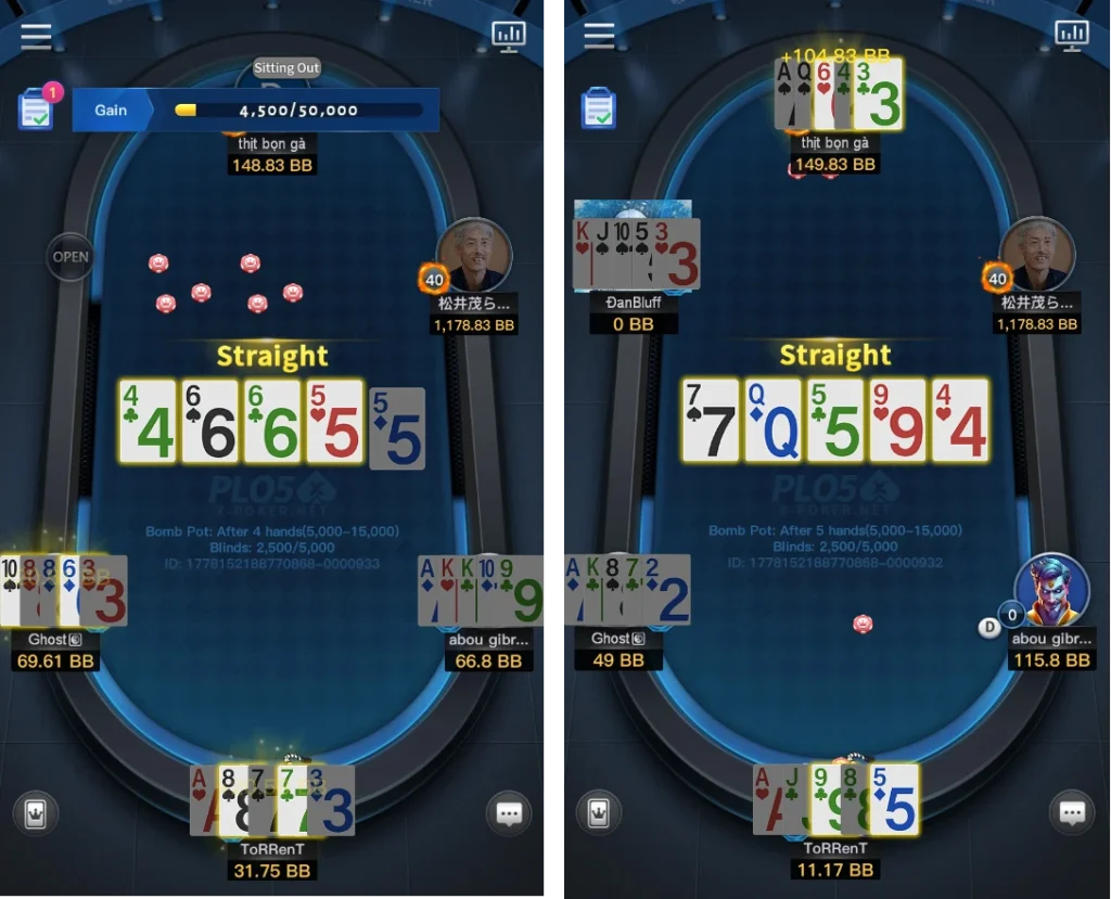 omaha 3 rules in x-poker