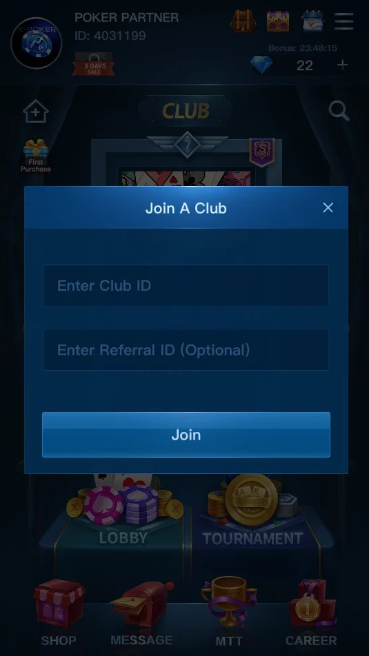 X-Poker joint club